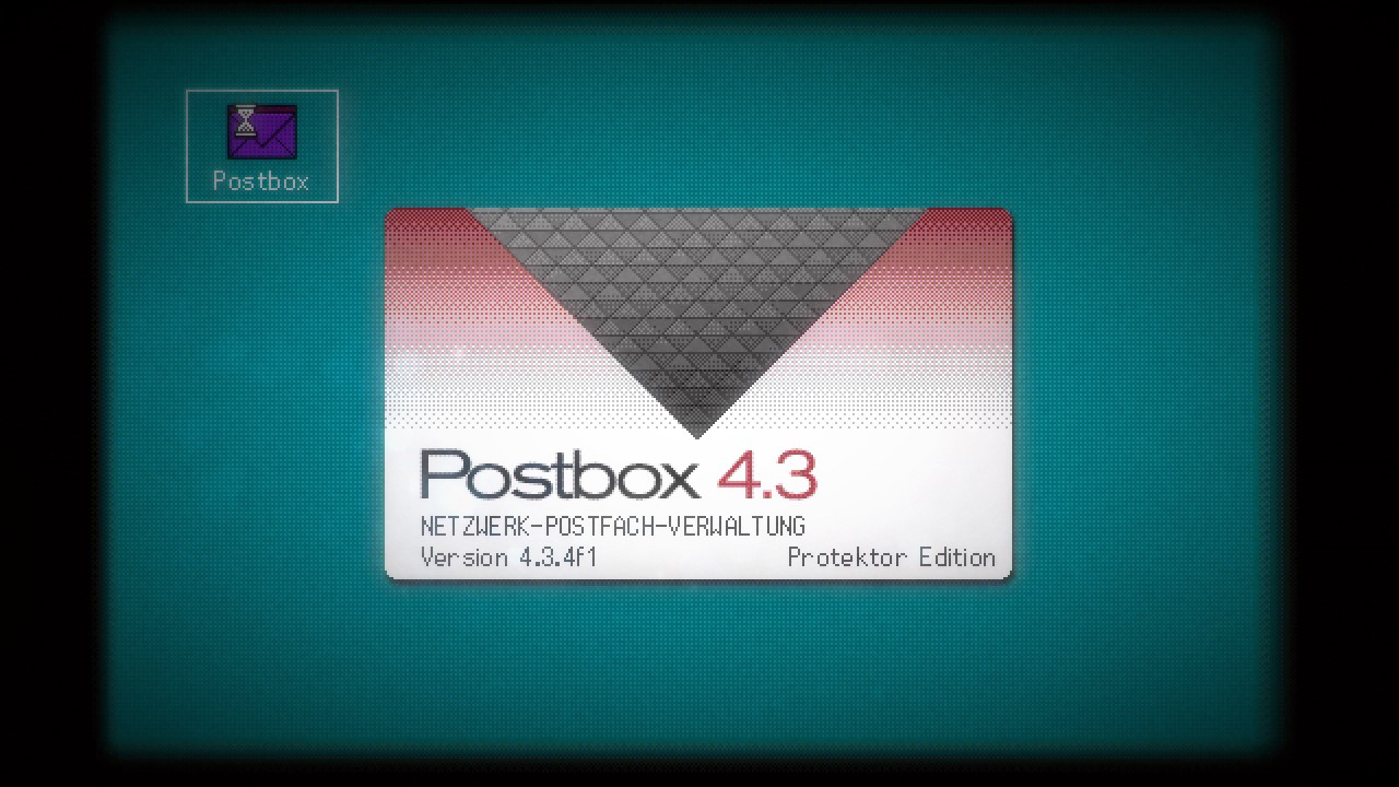 A screenshot of "Postbox 4.3" from SIGNALIS - I'd post more of it but I don't want to spoil the game too much